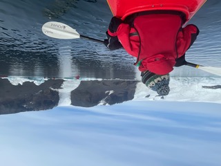 Kayaking in Antarctica